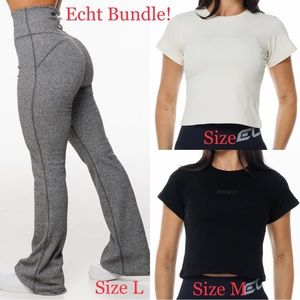 NEW 💕 ETCH Comfort Flare Pants + Baby Tee Bundle!